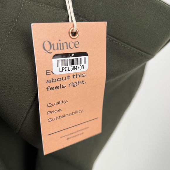 Quince Women's Wide Leg Pants - Olive - Picture 11 of 11